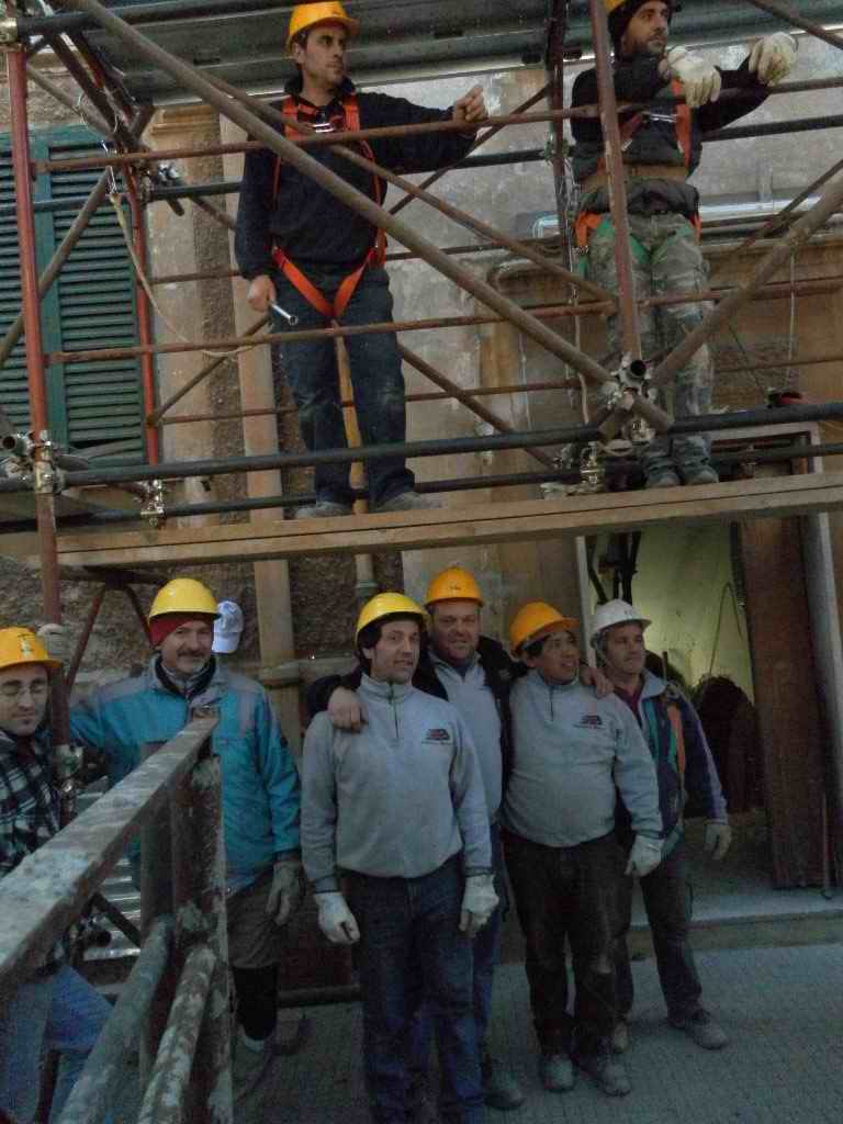 il ponteggio a telai
